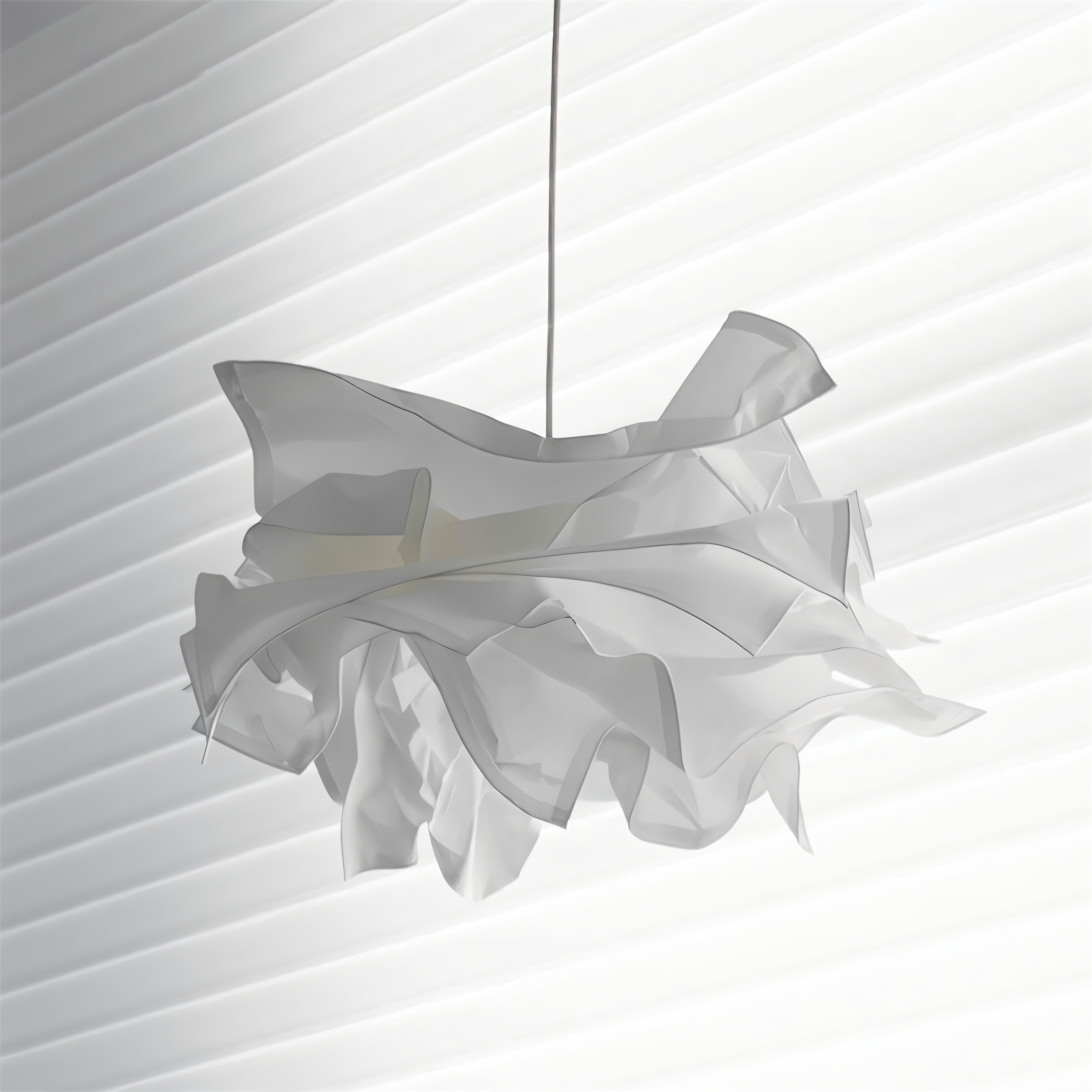 ShadeGlow - Lampe à pendentif personnalisable avec un design d'abat-jour en papier sculpté