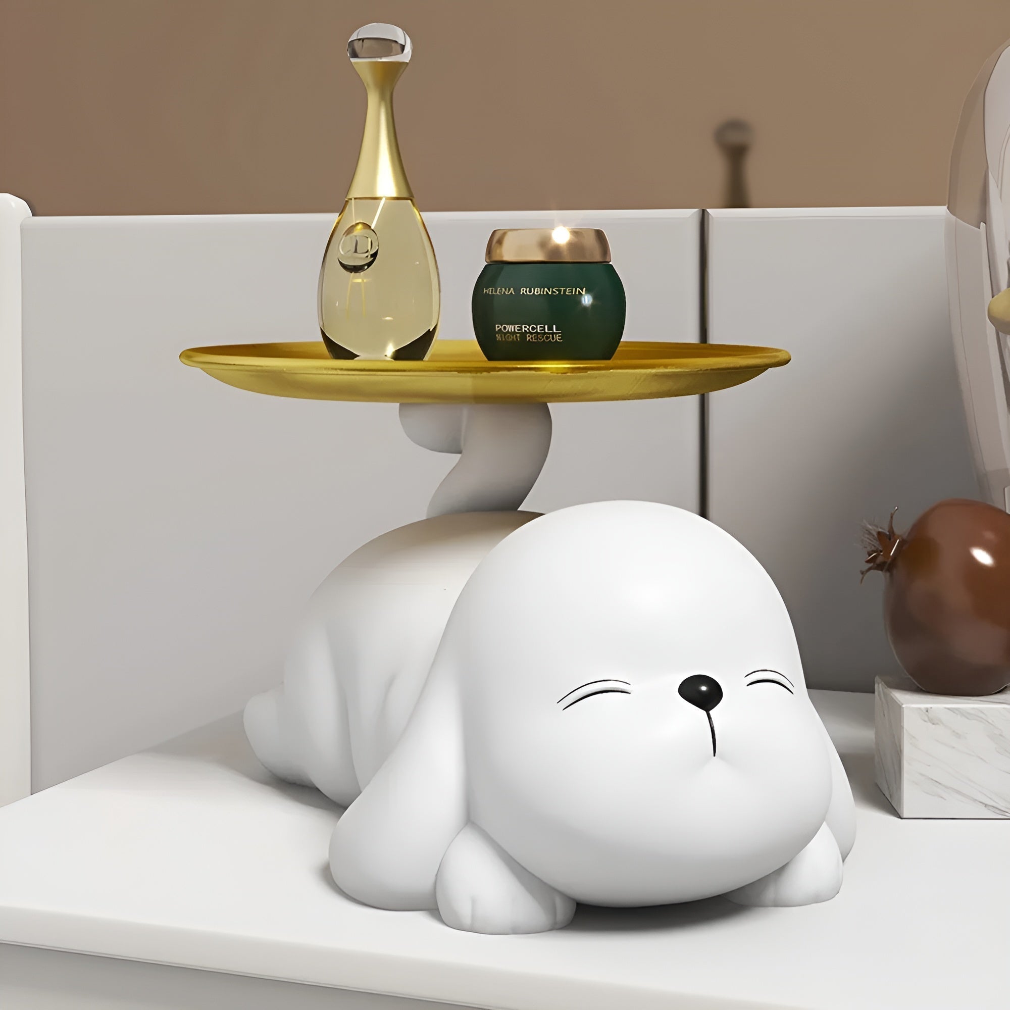 Plateau de support pour bol décoratif pour chien