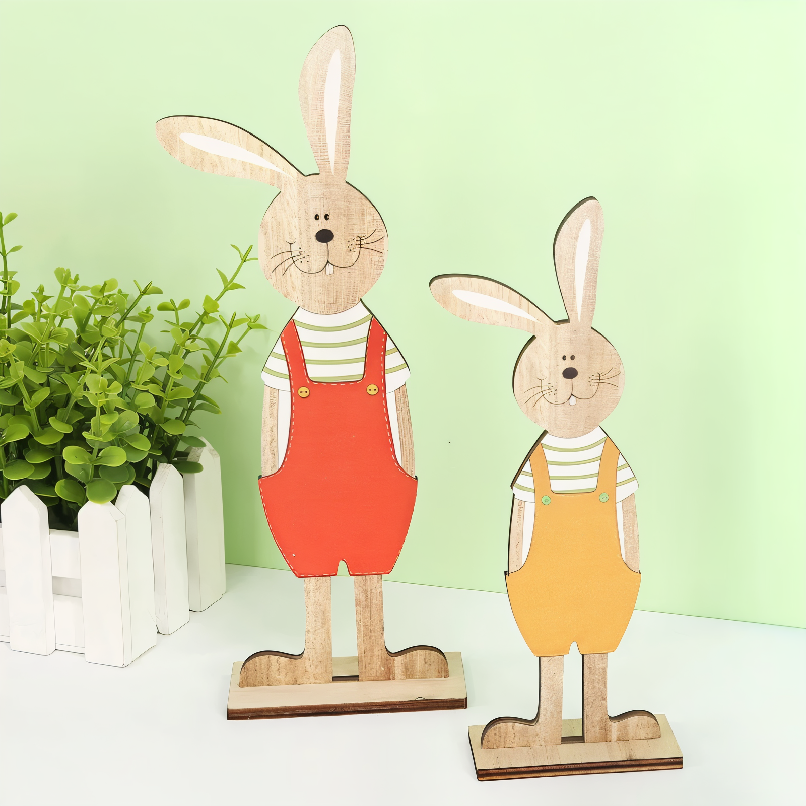 Figurines de lapin faites à la main