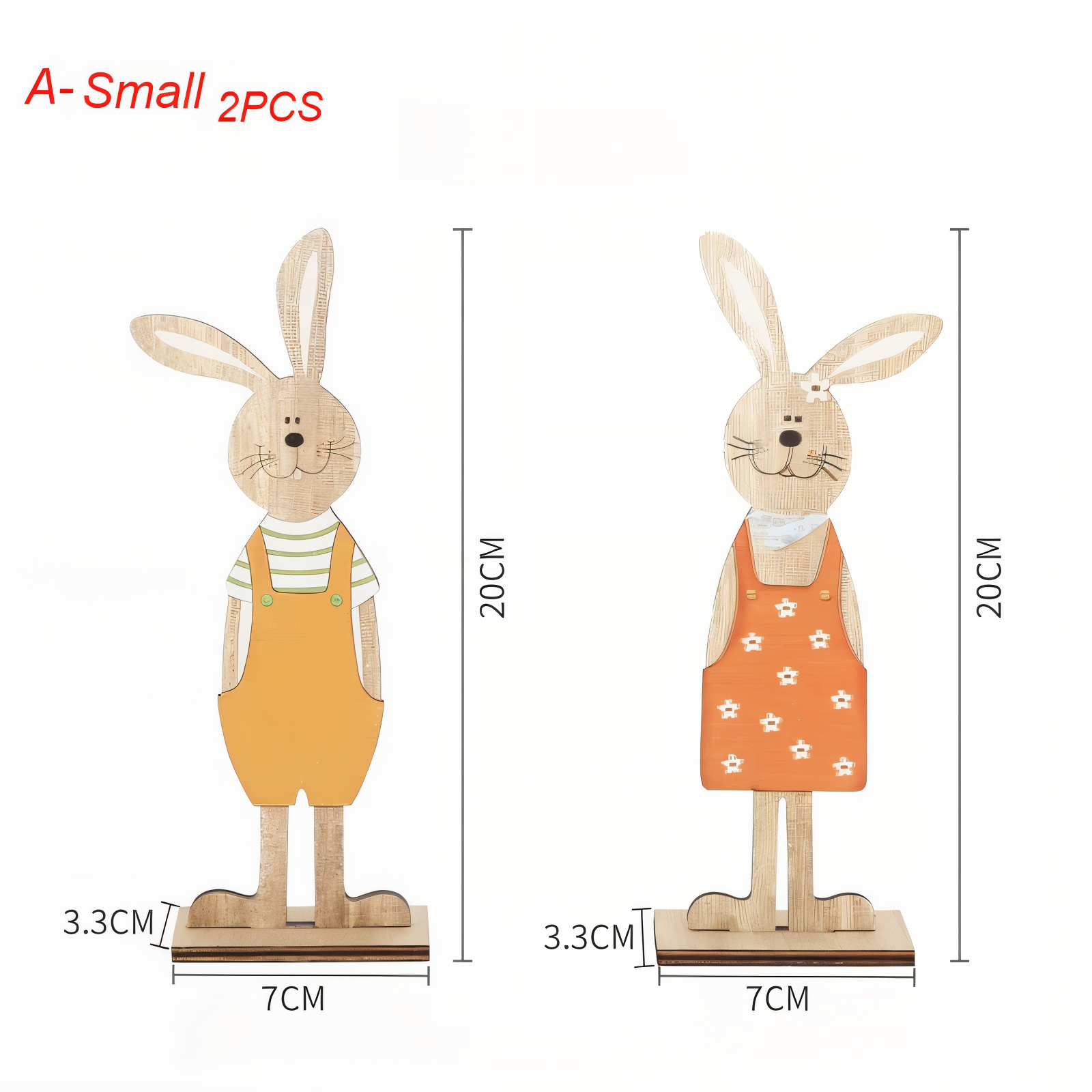 Figurines de lapin faites à la main