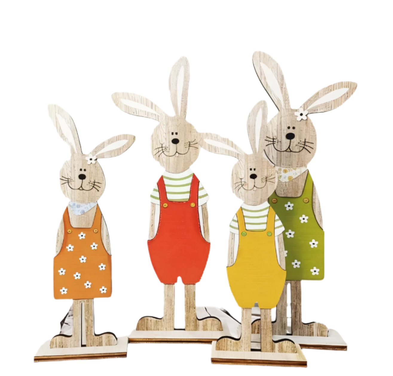 Figurines de lapin faites à la main