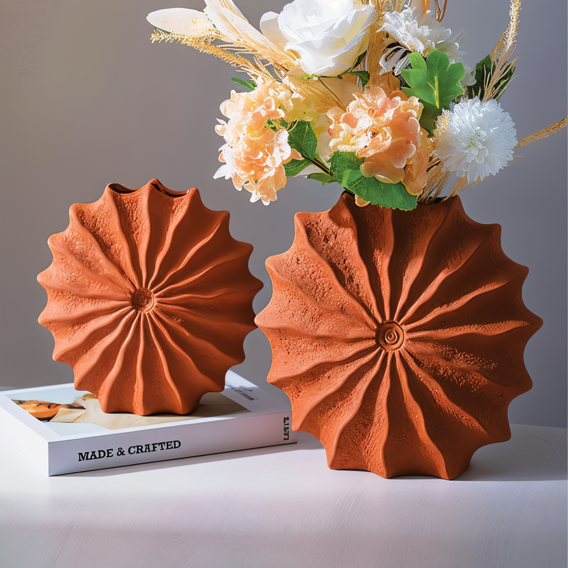 Vase Rétro Géométrique Foldedesign