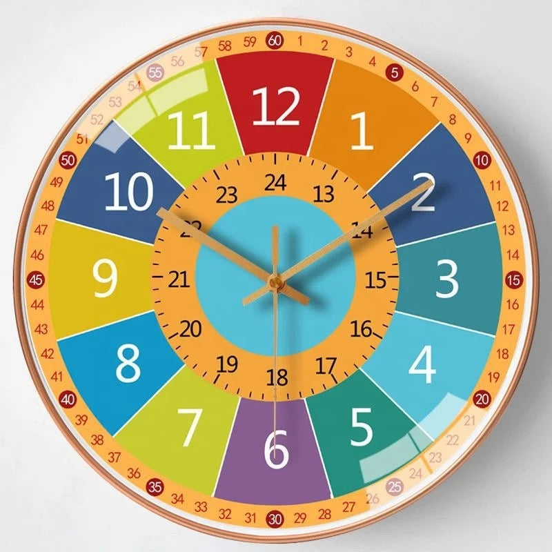 Timello - Horloge murale pour enfants