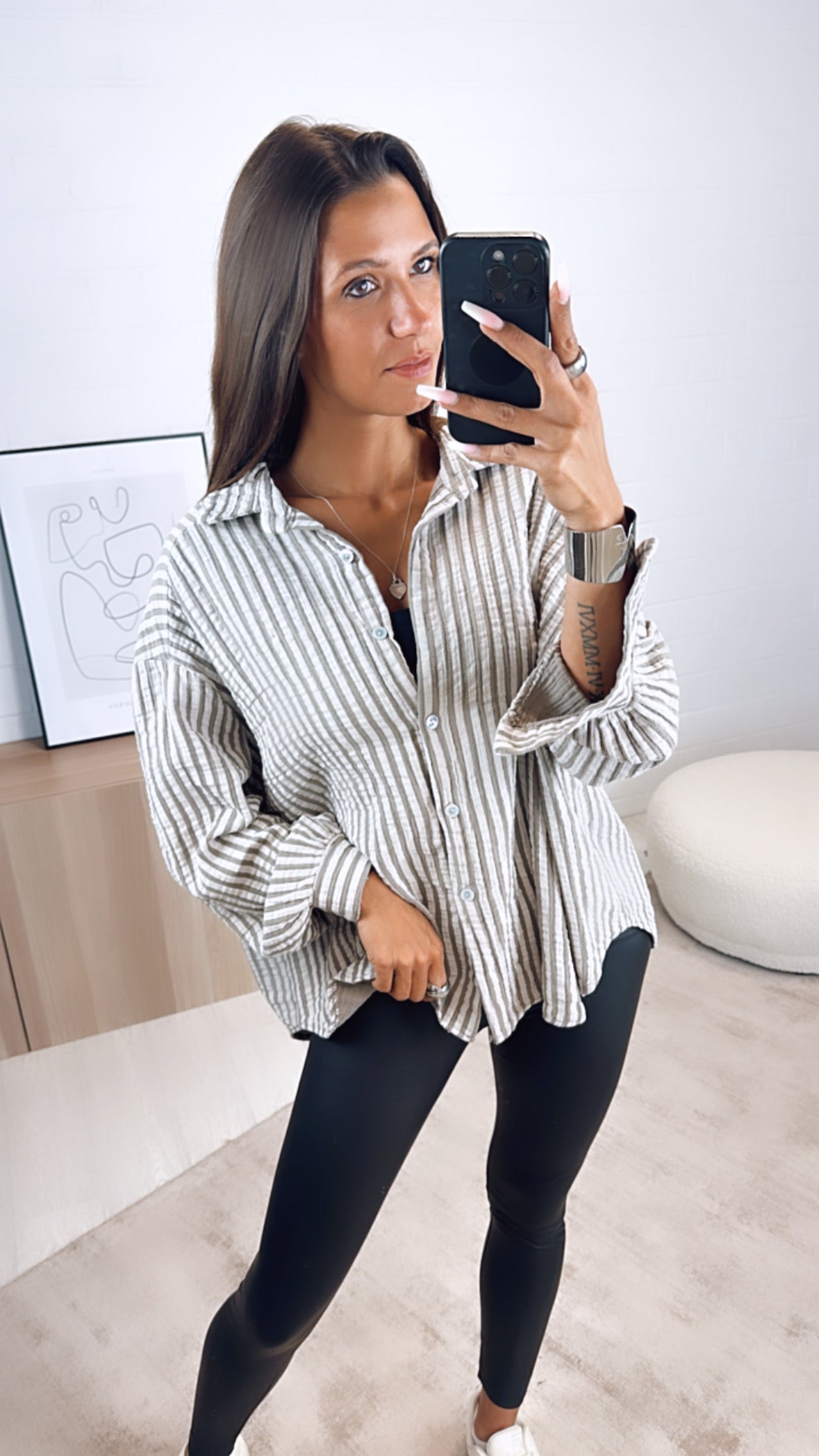 Camilla - Blouse à rayures oversize