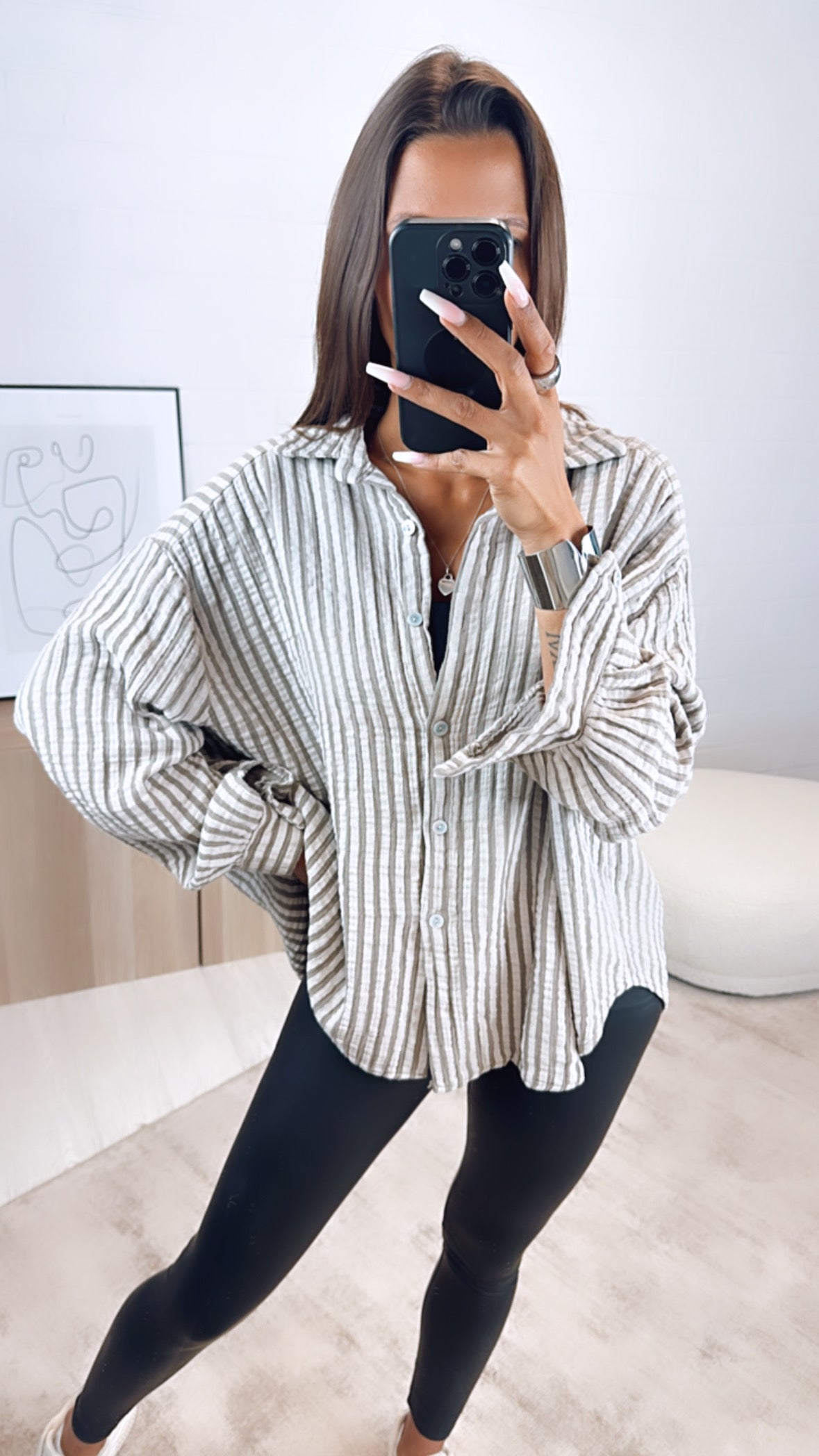 Camilla - Blouse à rayures oversize