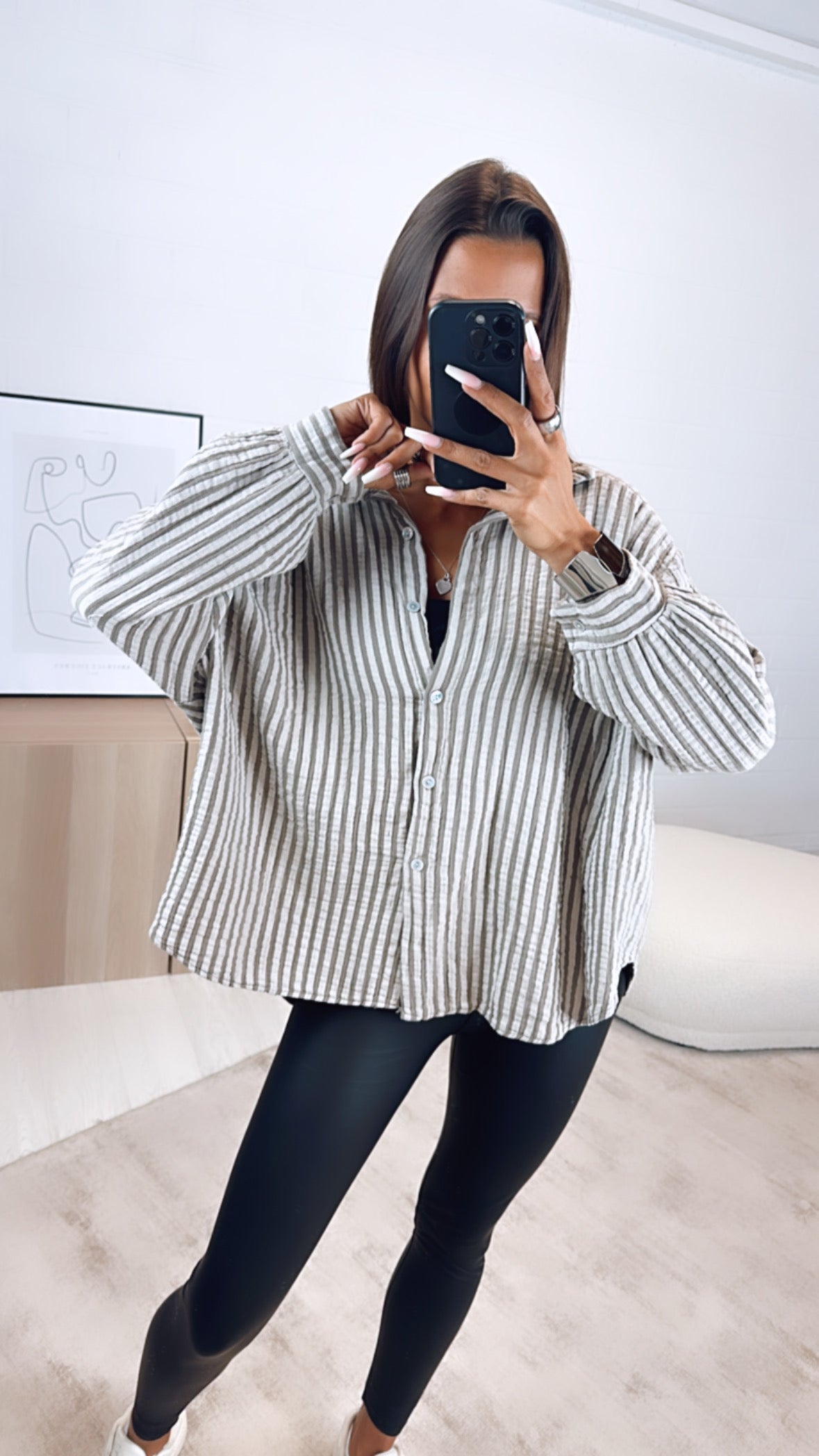 Camilla - Blouse à rayures oversize