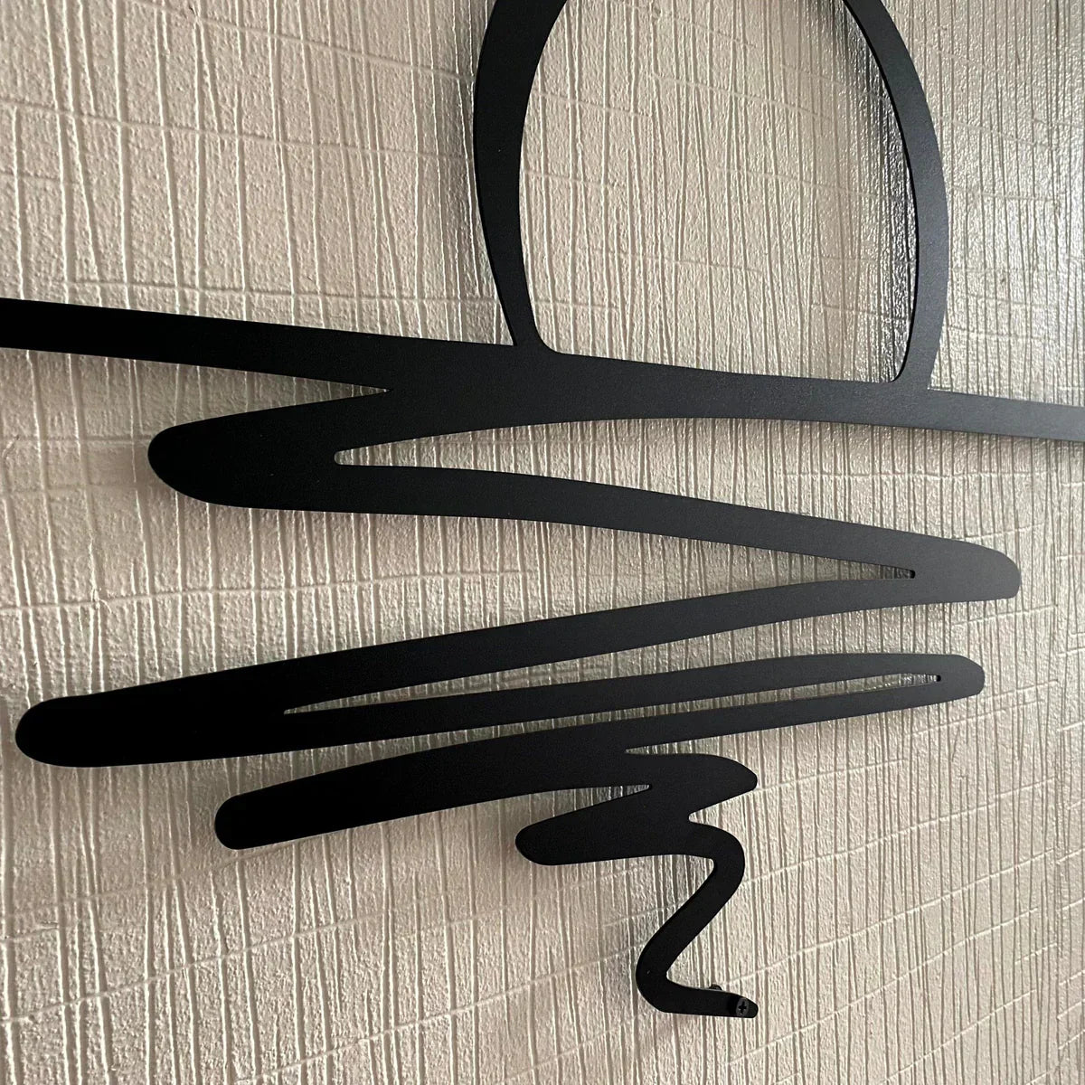 CurlMist - Art mural moderne minimaliste