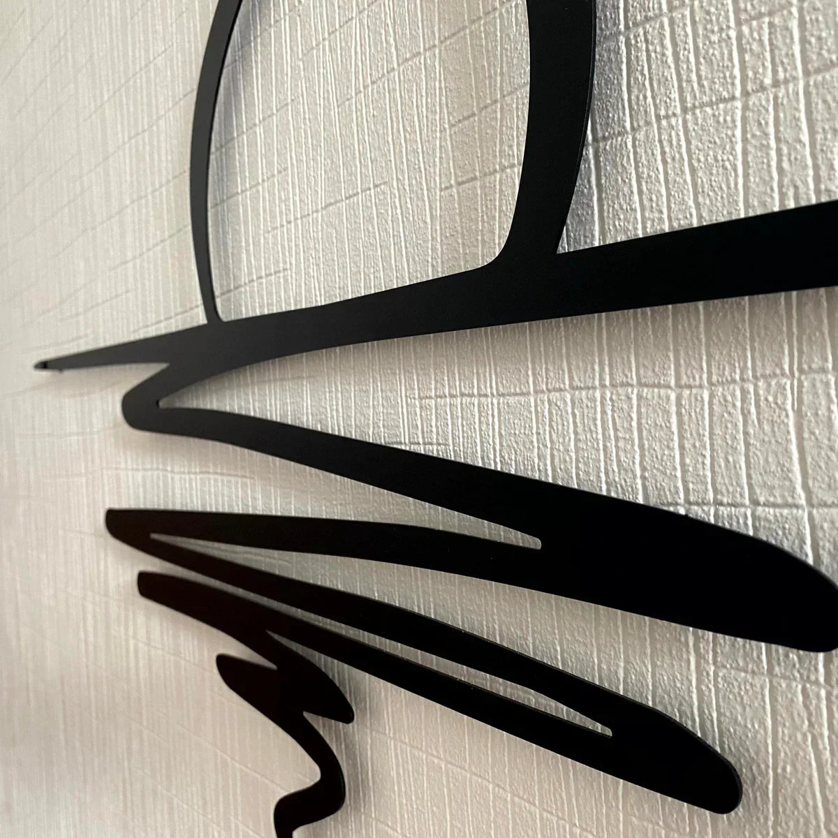 CurlMist - Art mural moderne minimaliste