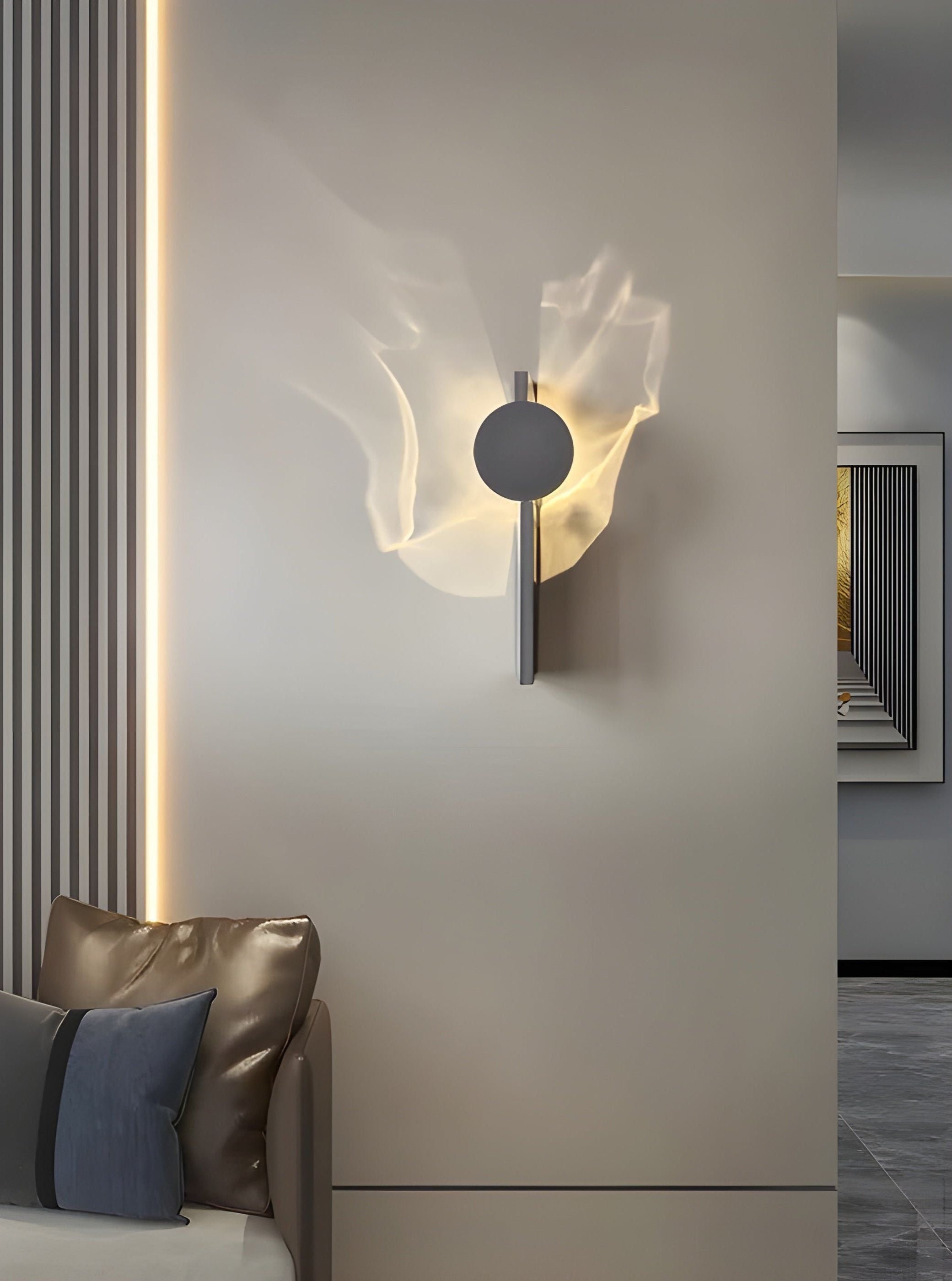 LumiAura - Applique murale LED élégante