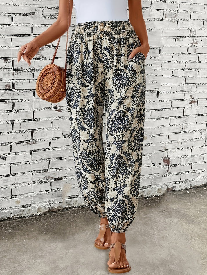 Ivy | Pantalon imprimé Boho confortable et tendance