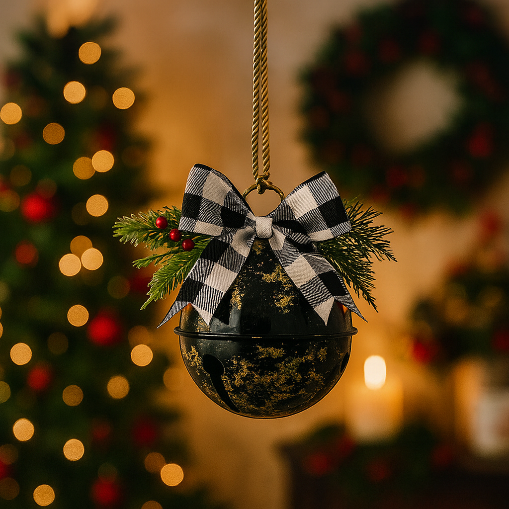 JingleCrest | Couronne de cloches de Noël élégante