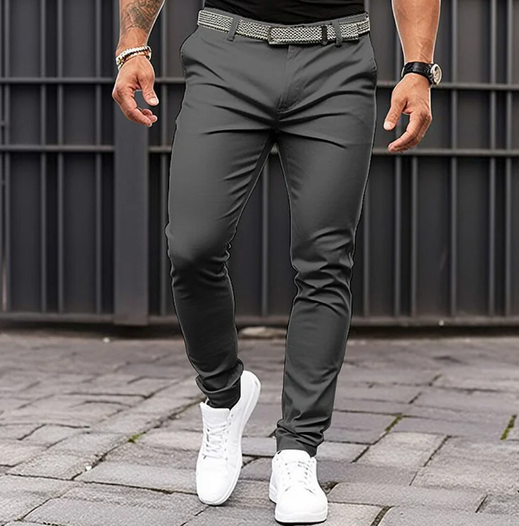Jasper - Pantalon décontracté coupe slim