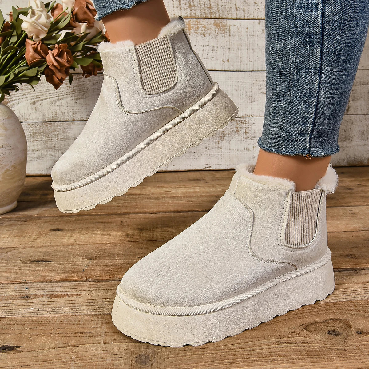 Imogen - Bottes tendance avec doublure ultra douce