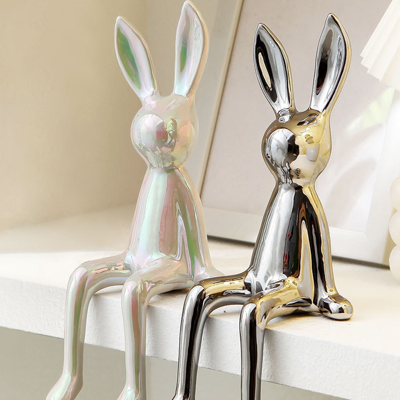 Ornements de Lapin - Décoration moderne pour étagères de lapin