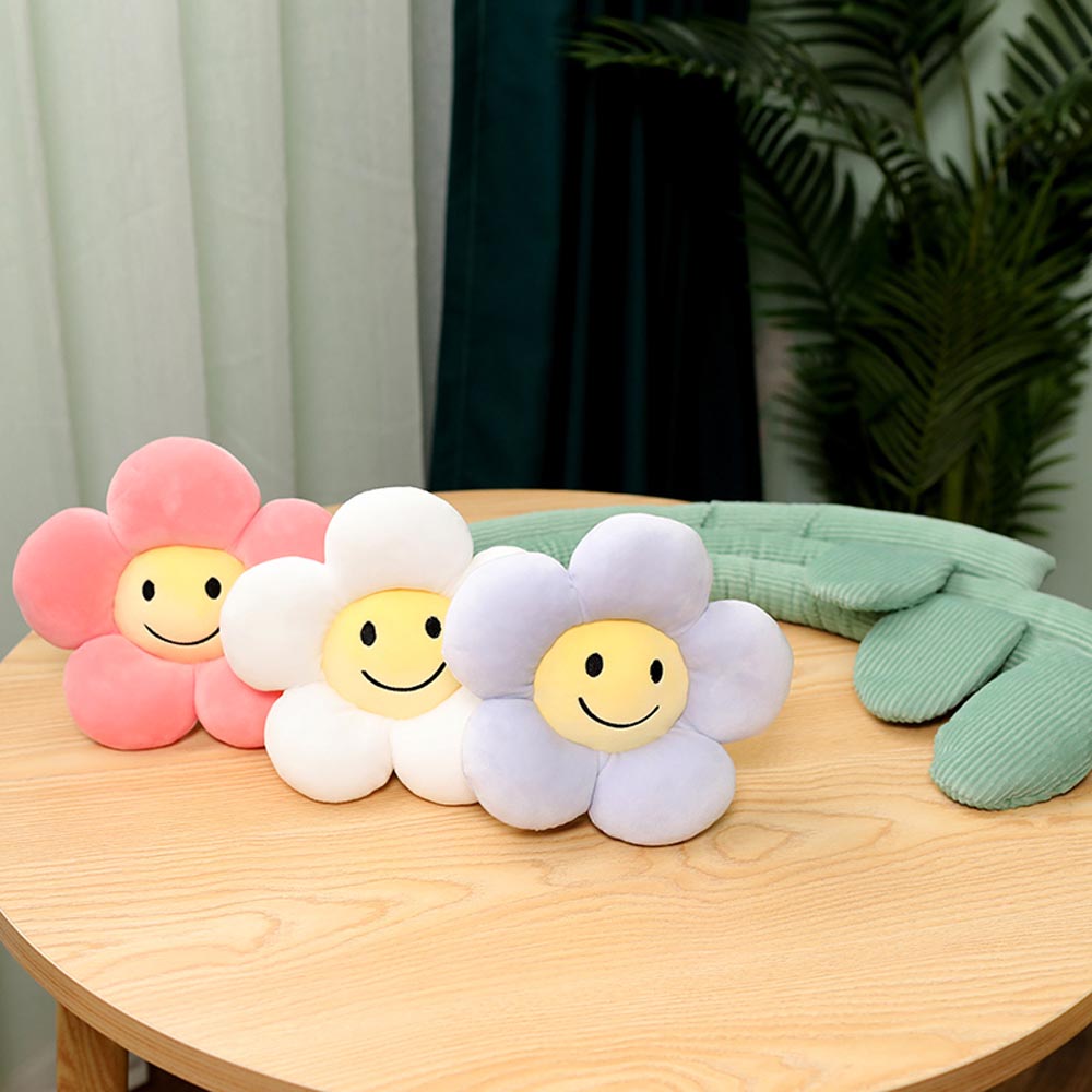 BlossomSmiles - Liens de rideau en smiley à motif floral