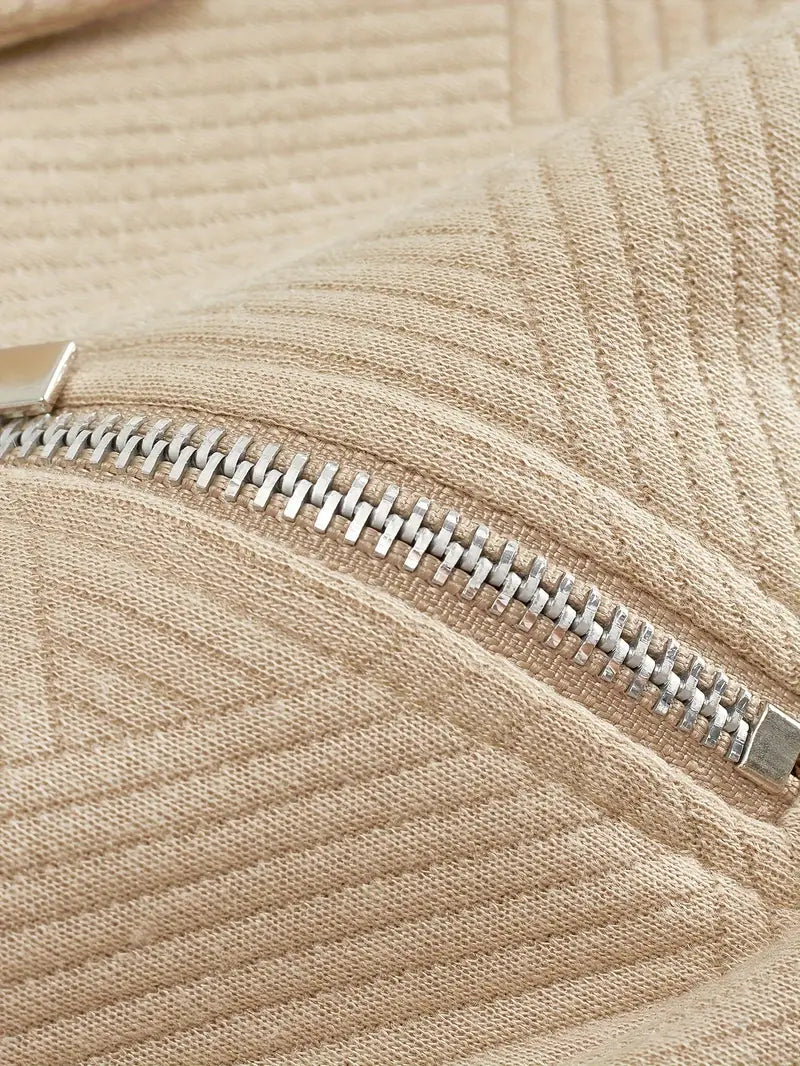 Henry - Pull confortable avec fermeture éclair et col