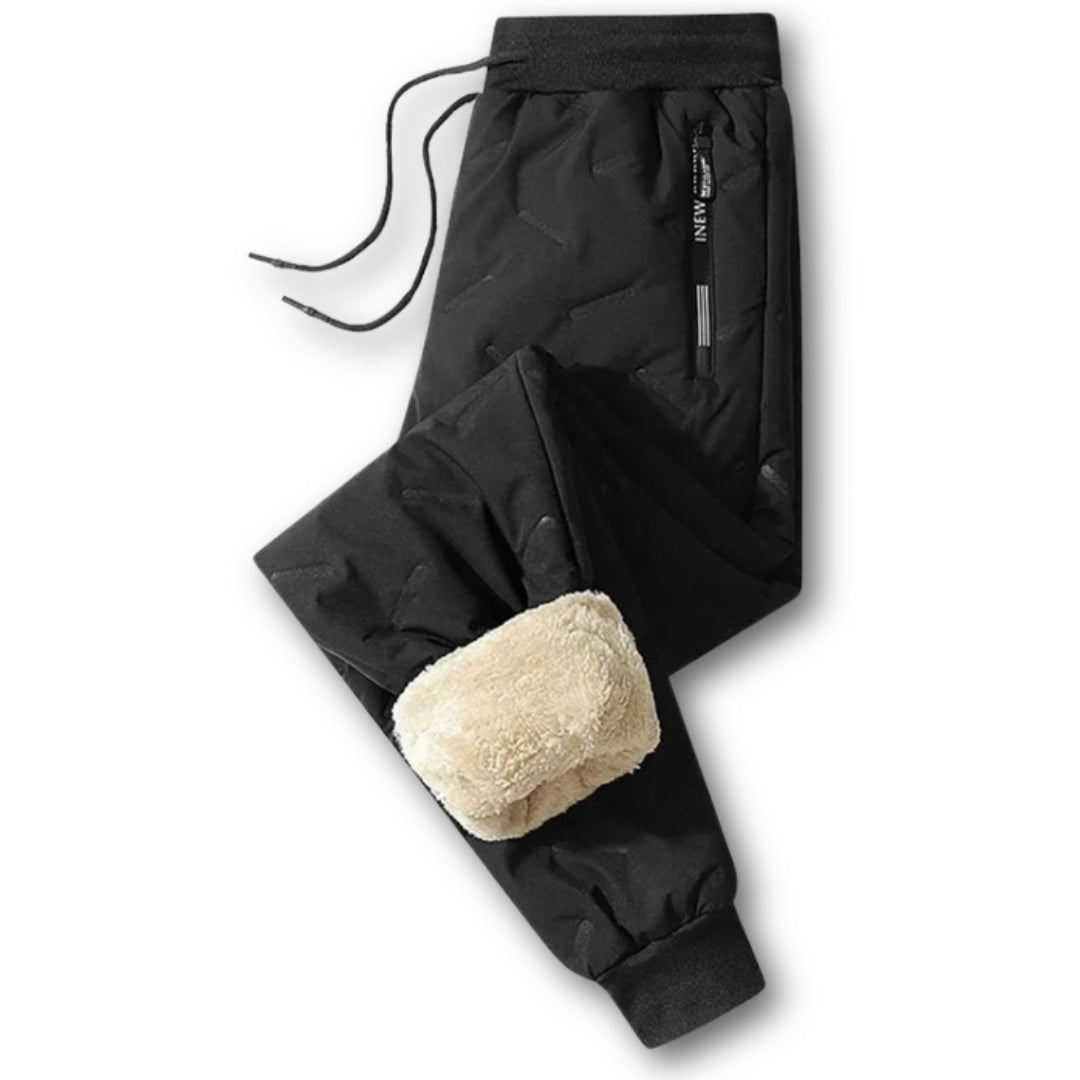 Carl - Pantalon thermique décontracté avec doublure polaire chaude et confortable