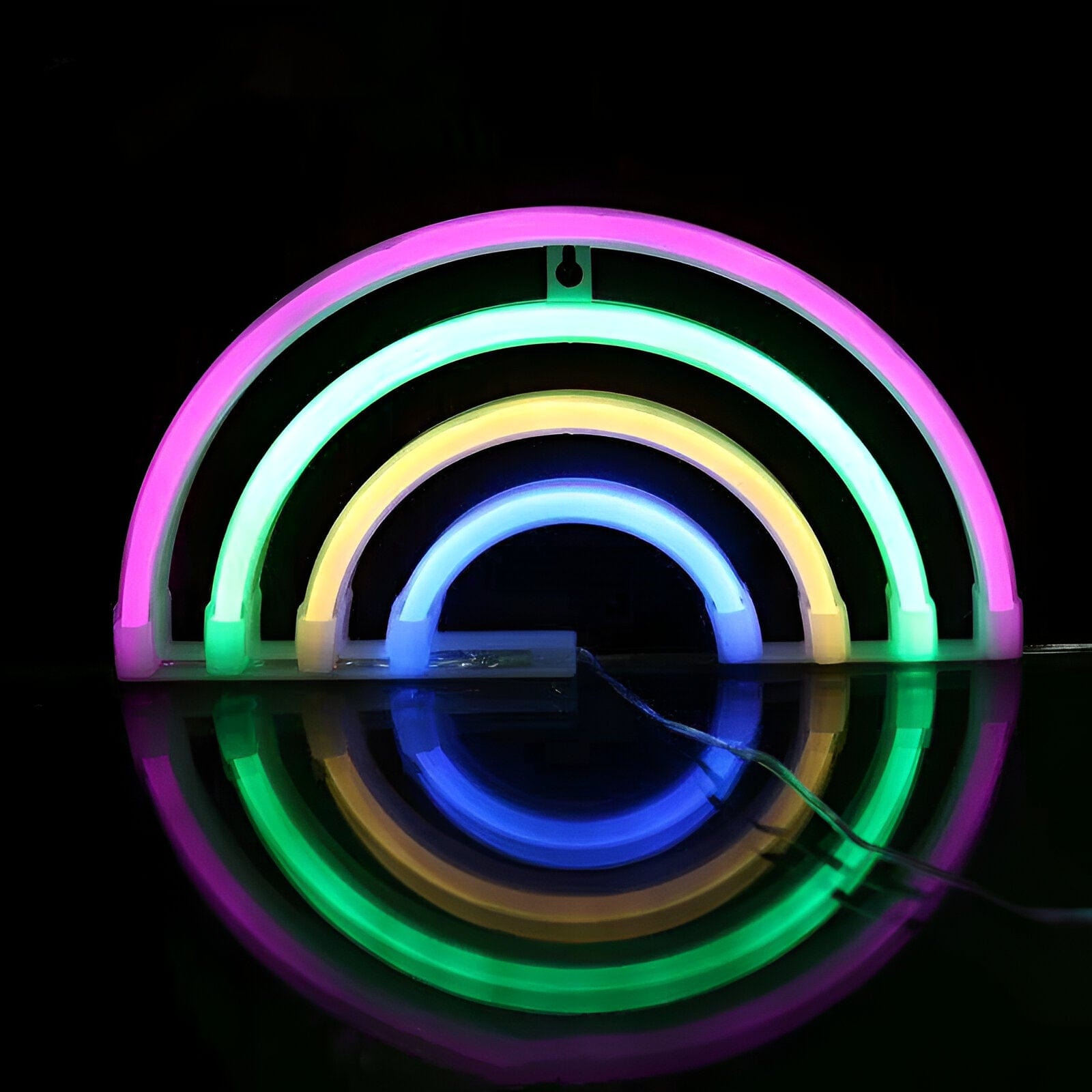 GlowArc - Lampe de nuit arc-en-ciel LED élégante