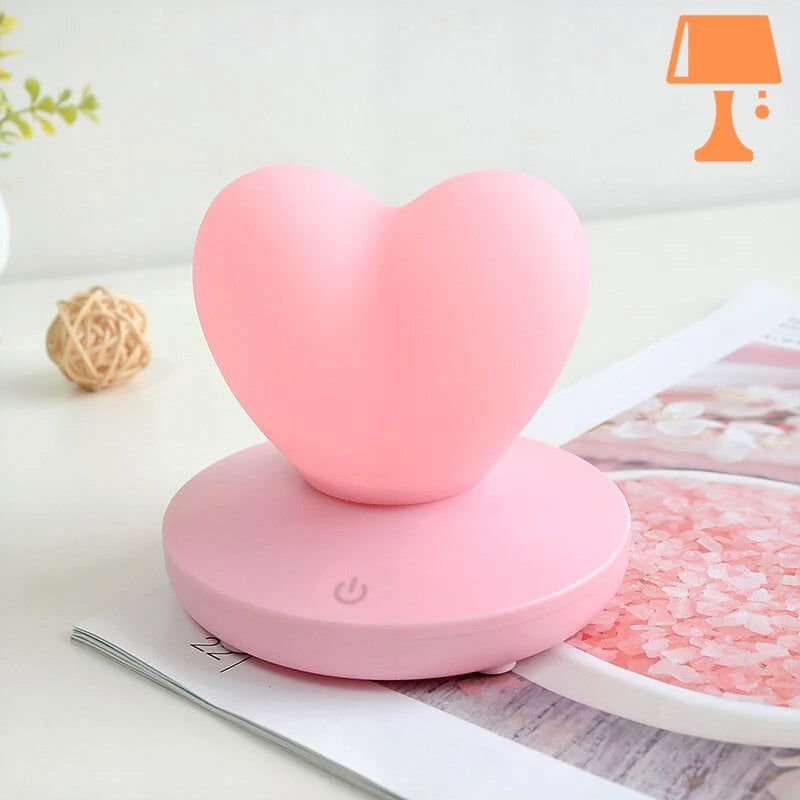 HeartfeltGlow – Veilleuse douillette en forme de cœur