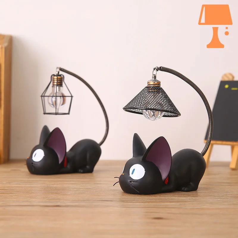 LumiPaws – Belle lampe pour chat noire avec feu arrière flexible