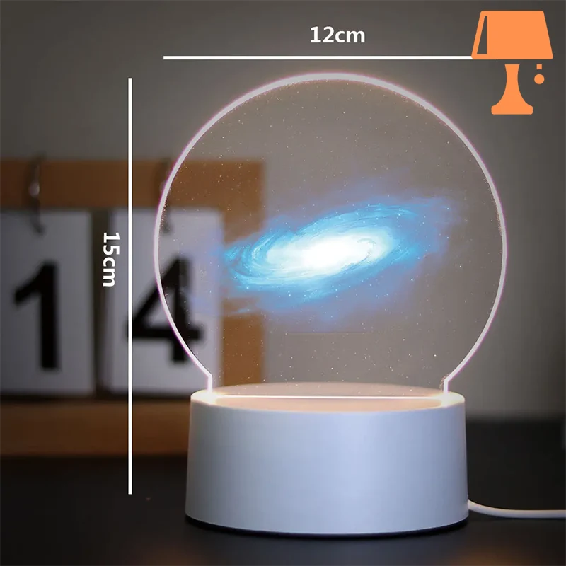 CosmoGlow Lampe Galaxie – Effets Lumineux Cosmiques Magiques pour Votre Maison