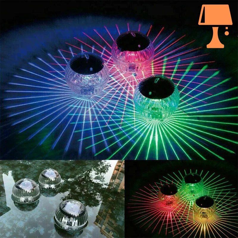 AquaGlow - Lumières LED flottantes solaires