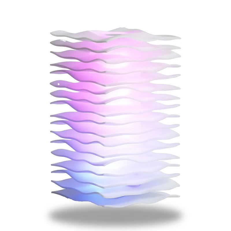 WaveGlow - Lampe à design de vagues artistique avec télécommande