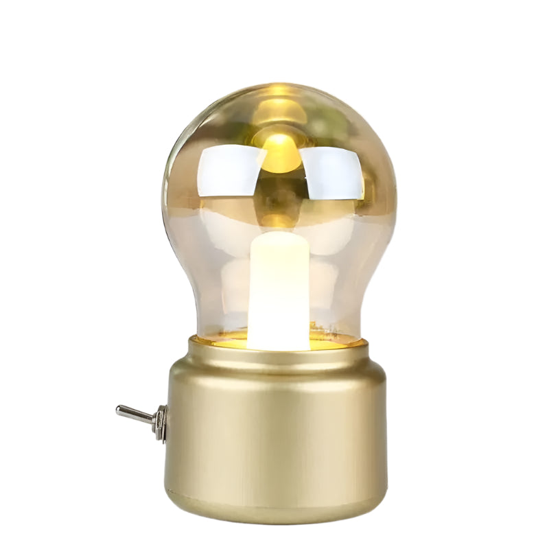 VintageGlow - Lampe de nuit industrielle sans fil
