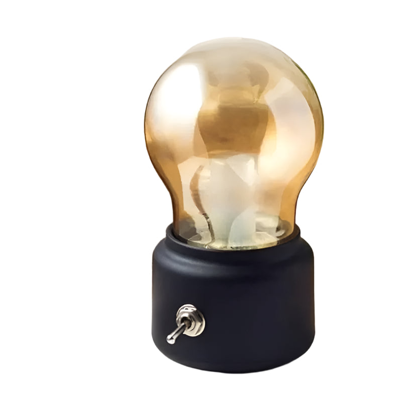 VintageGlow - Lampe de nuit industrielle sans fil