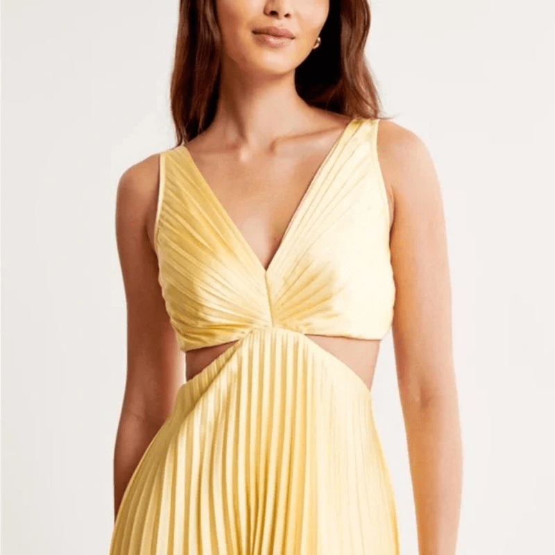 Isadora - Robe Longue Plissée