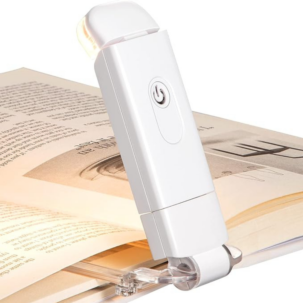 GlowClip - Lampe de lecture LED portable avec un design clip-on facile