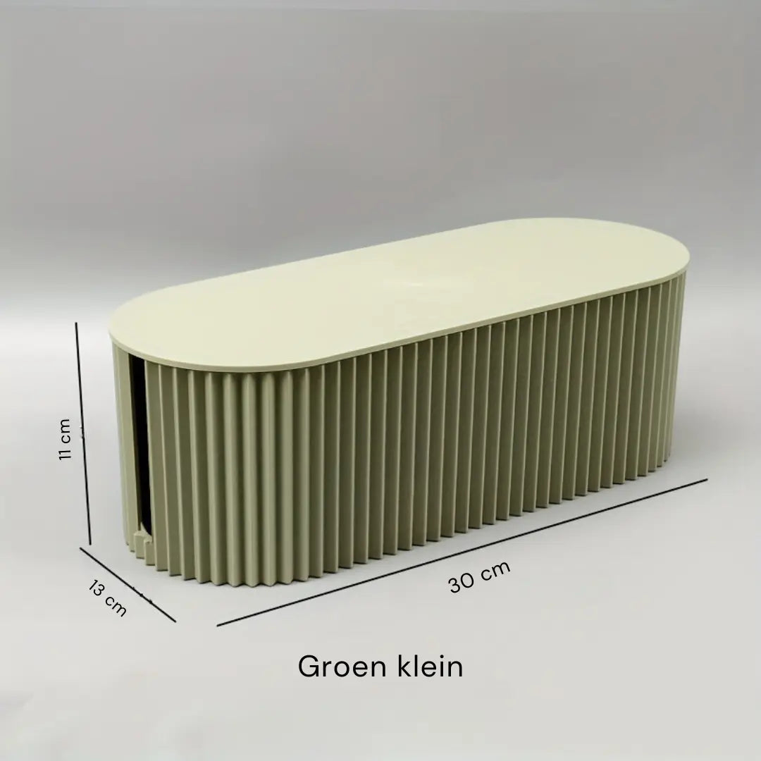 TidyRib - Boîte d'organisation de câbles ribbed élégante