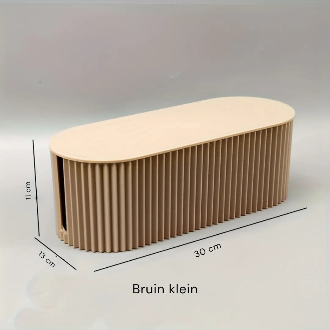 TidyRib - Boîte d'organisation de câbles ribbed élégante