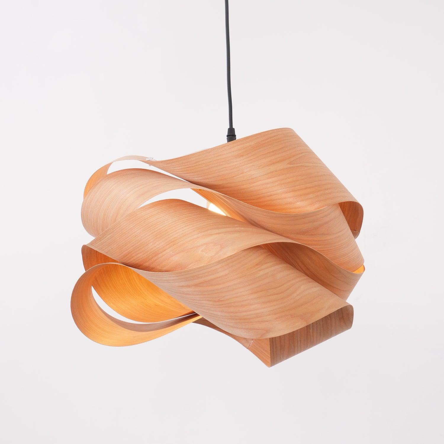 WaveGlow - Lampes suspendues en bois stratifié modernes