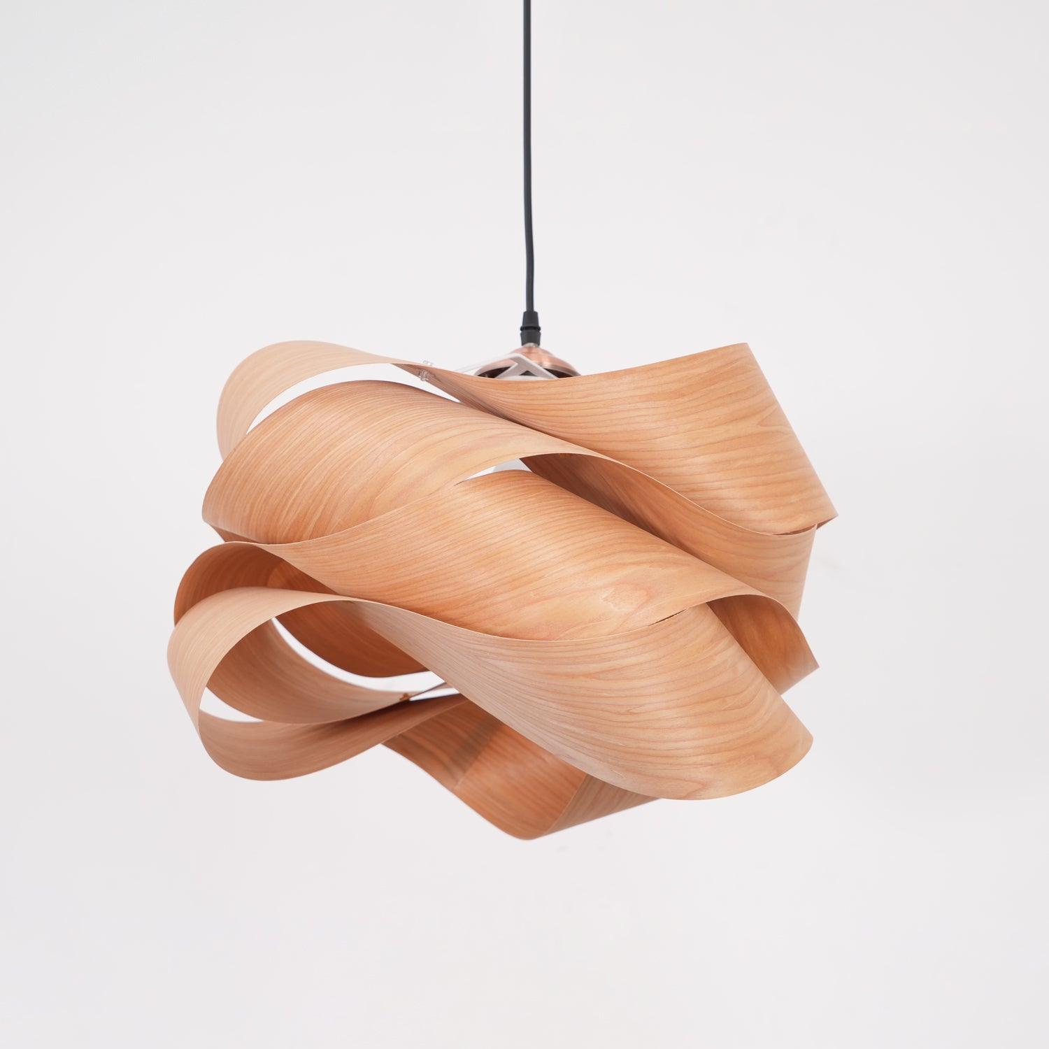 WaveGlow - Lampes suspendues en bois stratifié modernes