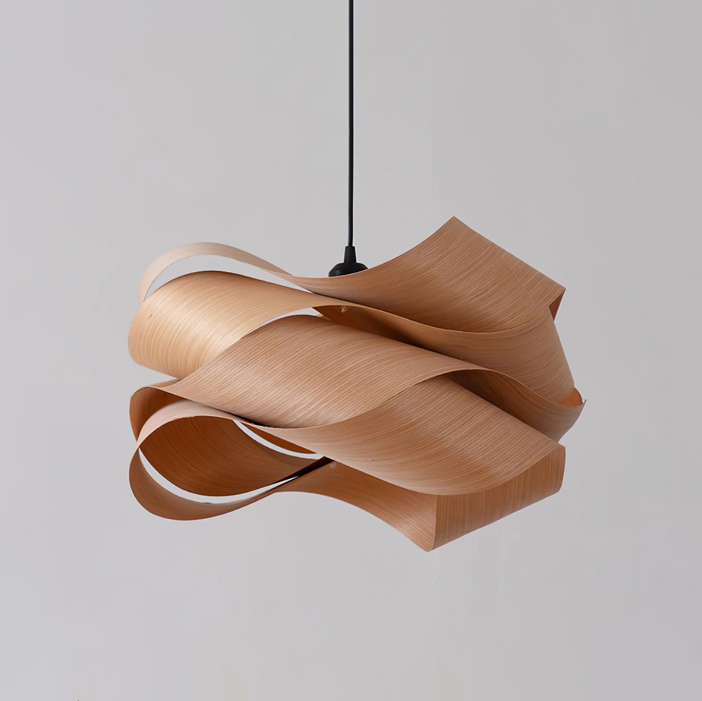 WaveGlow - Lampes suspendues en bois stratifié modernes