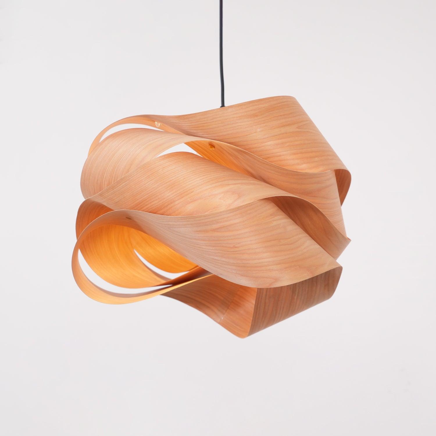 WaveGlow - Lampes suspendues en bois stratifié modernes