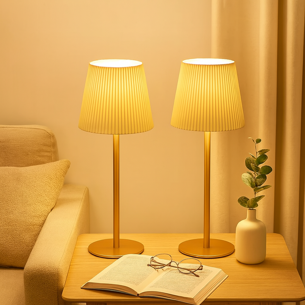 Lumora | Lampe de bureau et de chevet LED rechargeable