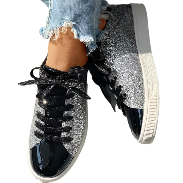 Baskets Brillantes Nova pour Femmes avec Semelle Rembourrée – Confort et Style en Un