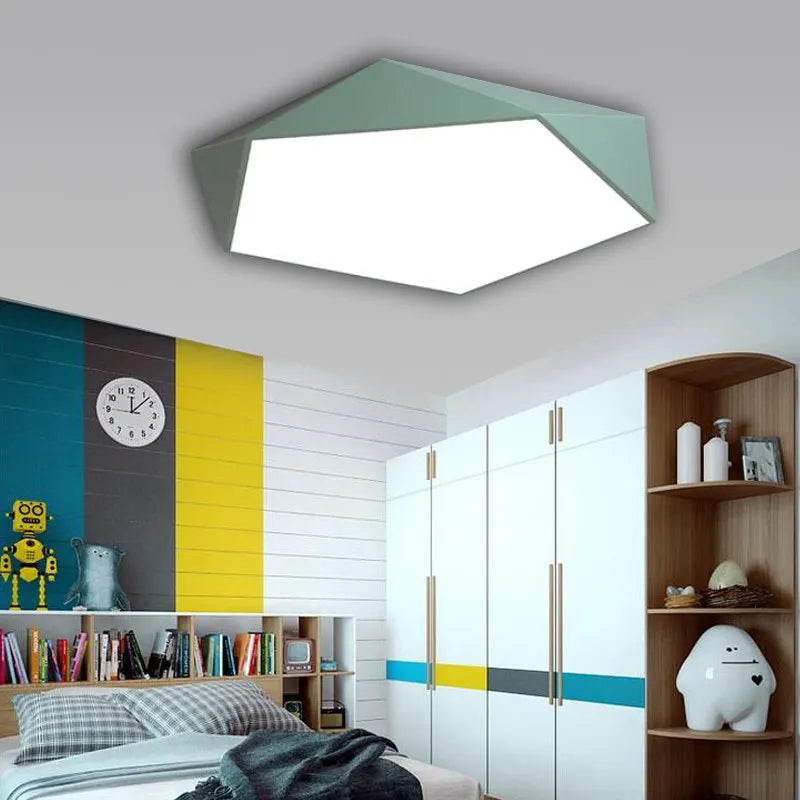 Lampe de loft moderne HexaGlow – Design élégant et unique