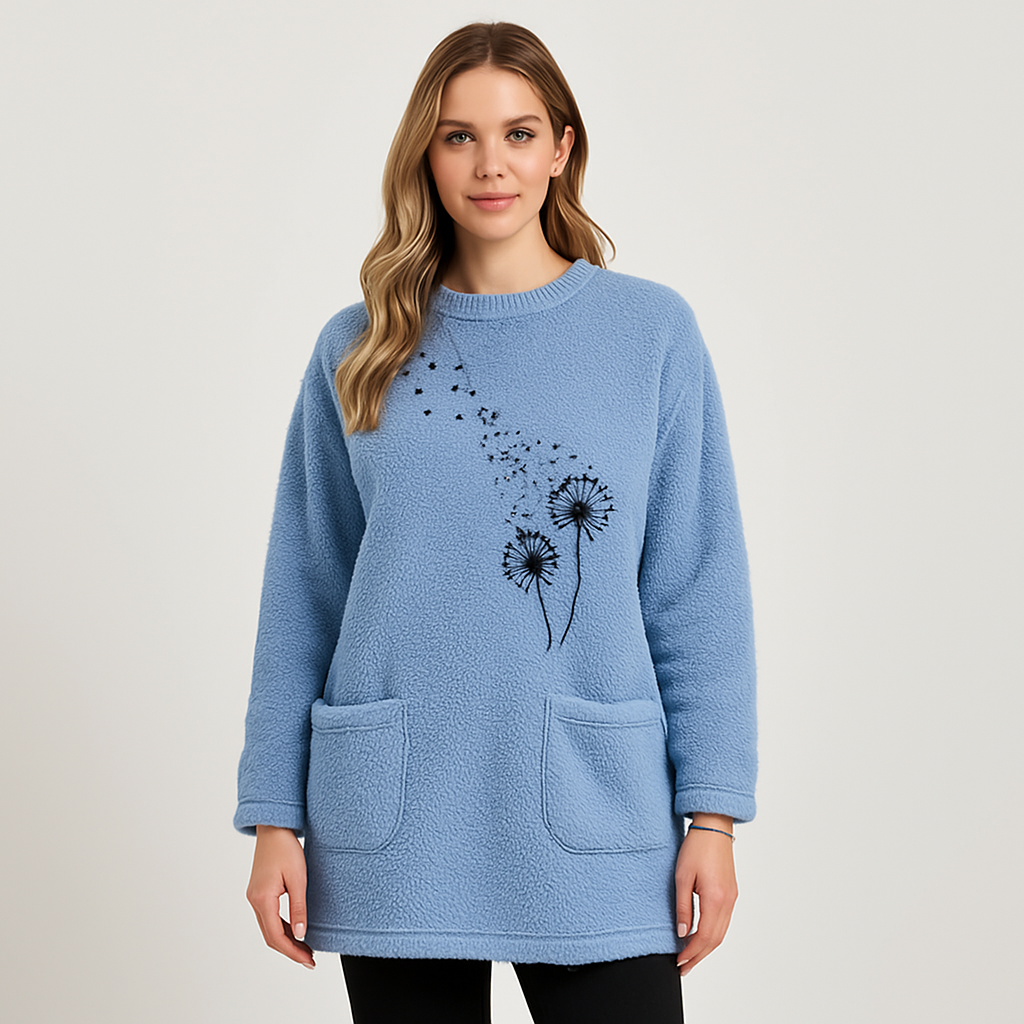 Marlen | Sweat-shirt thermos au pissenlit