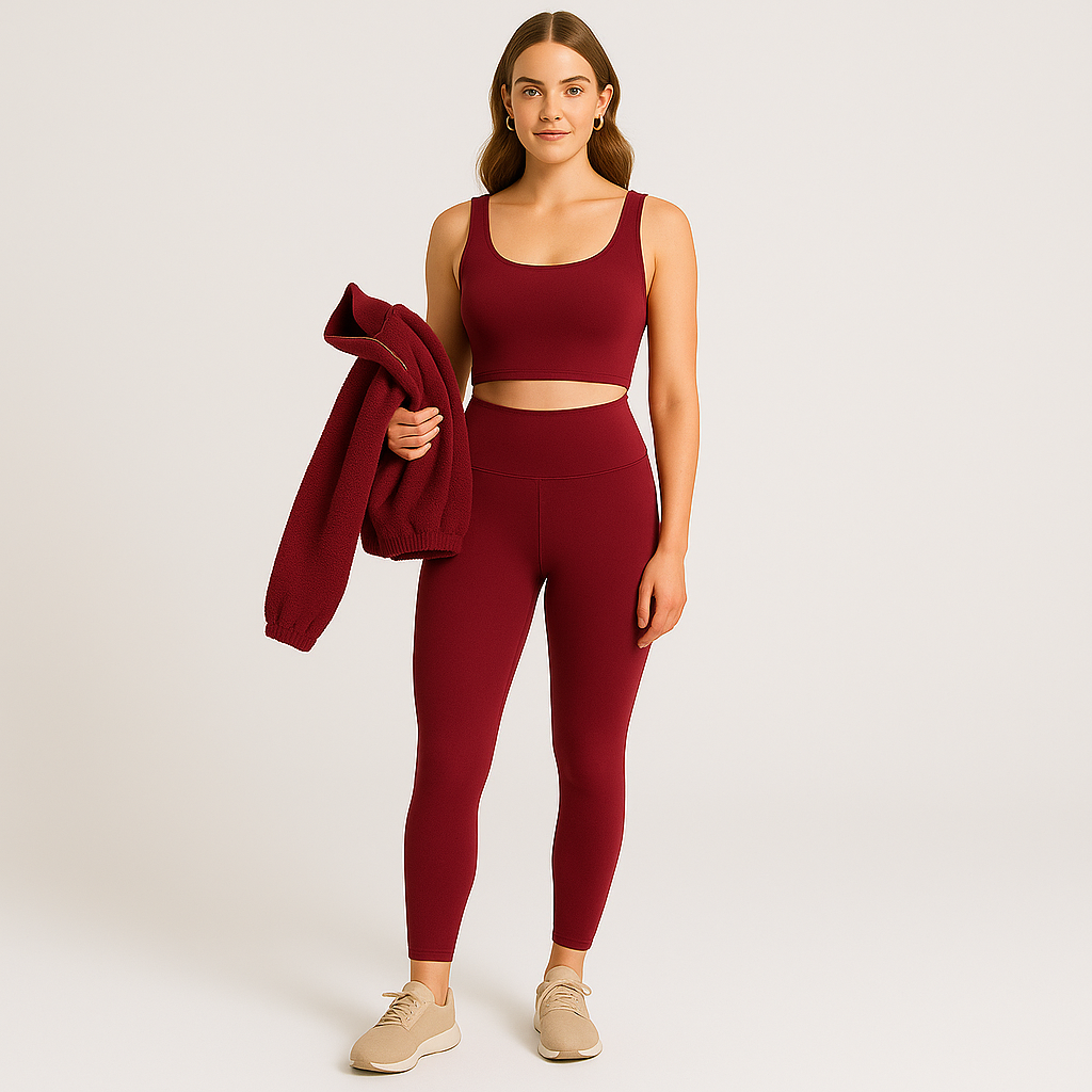 Marlis | Ensemble de yoga doublé en polaire
