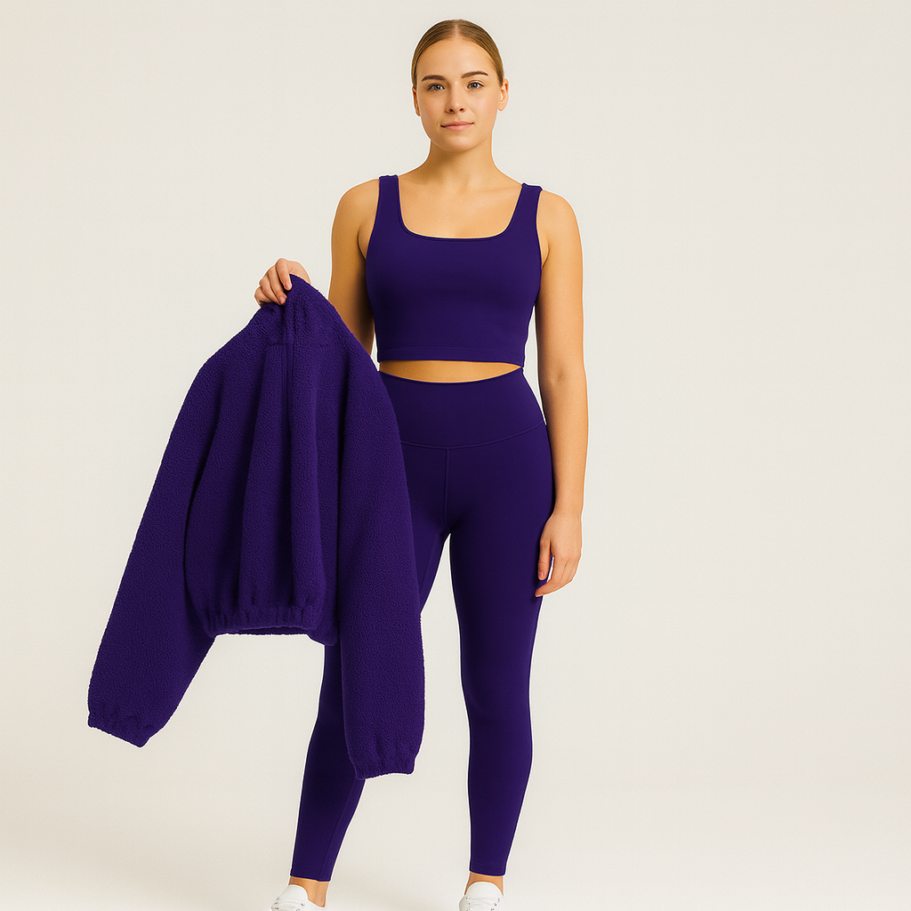 Marlis | Ensemble de yoga doublé en polaire