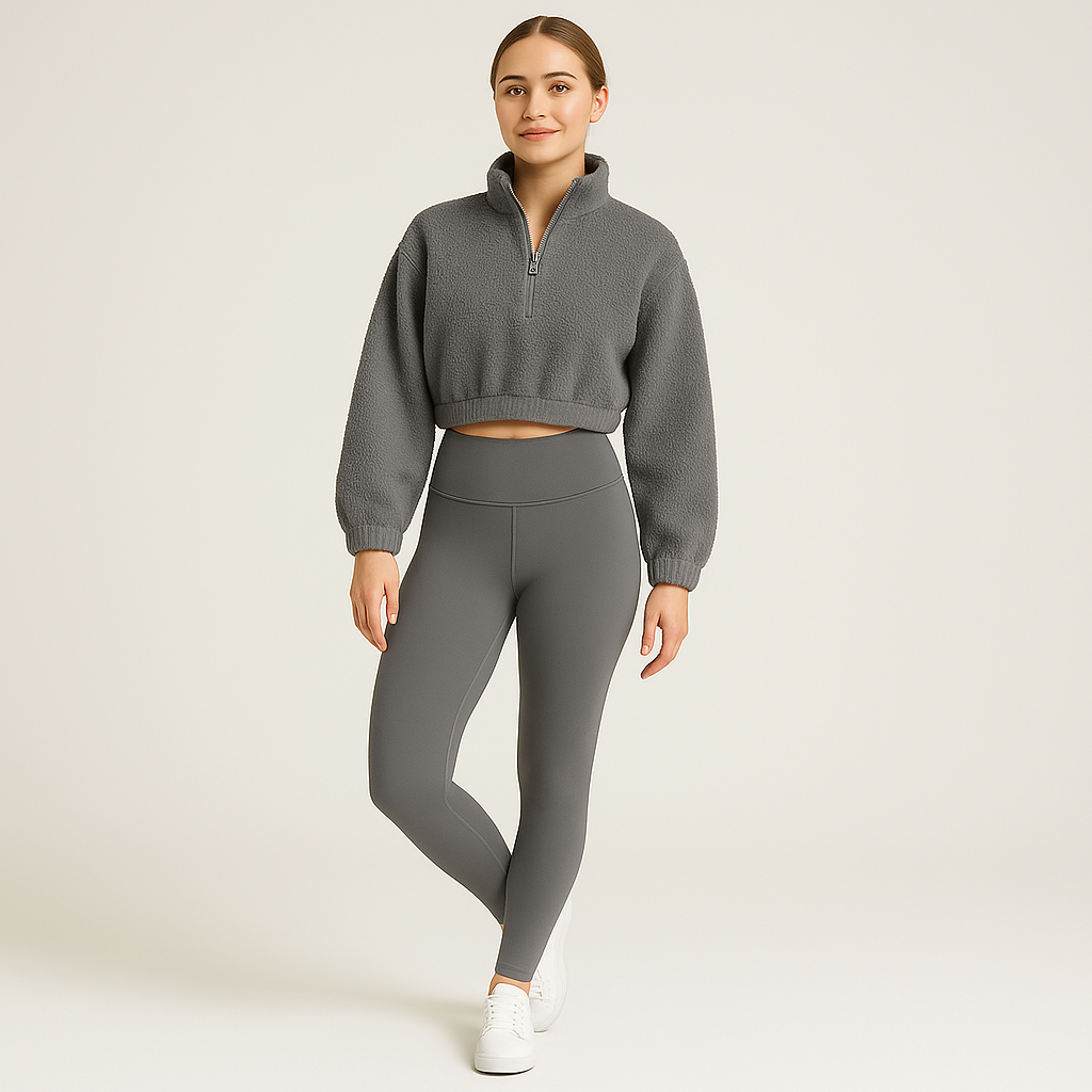 Marlis | Ensemble de yoga doublé en polaire