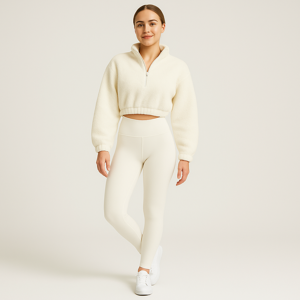 Marlis | Ensemble de yoga doublé en polaire