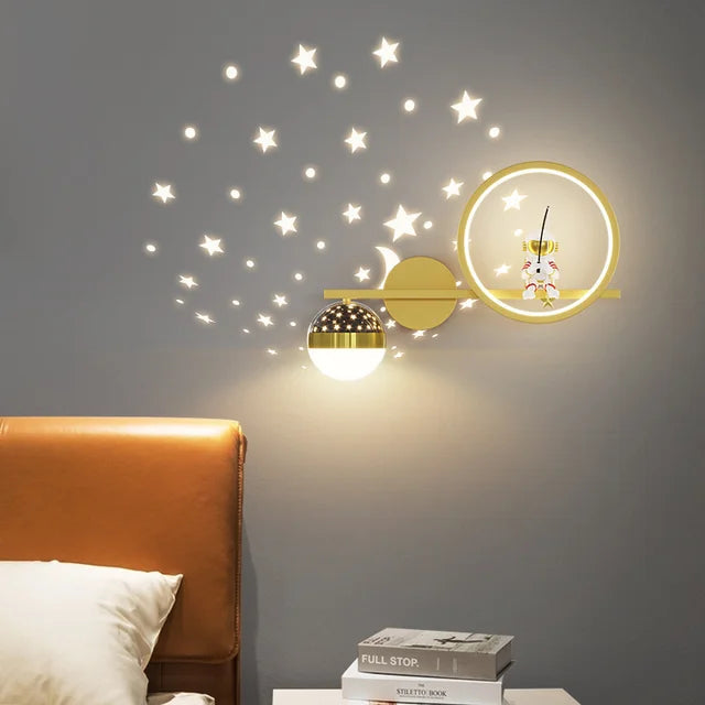 StarGlow - Lampe boule de nuit étoilée enchanteresse