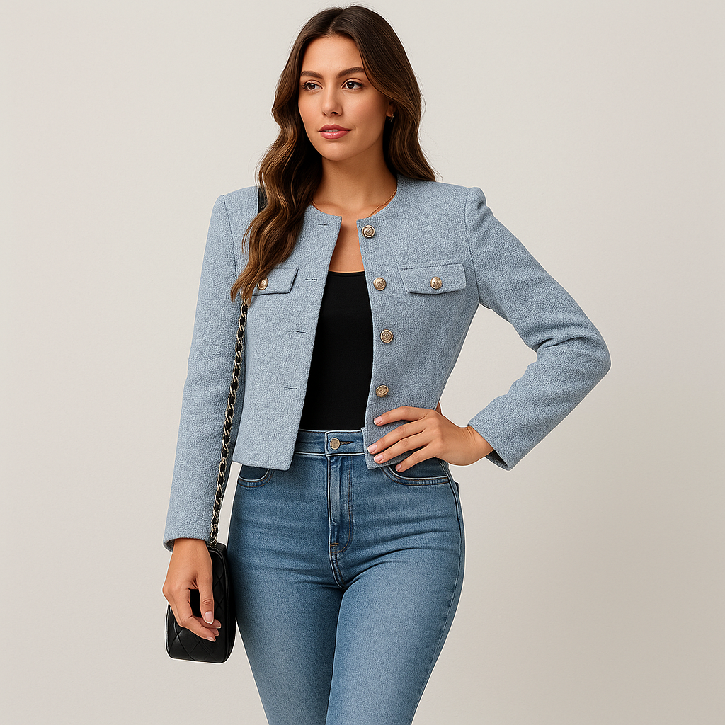 Monica | Blazer en tweed élégant