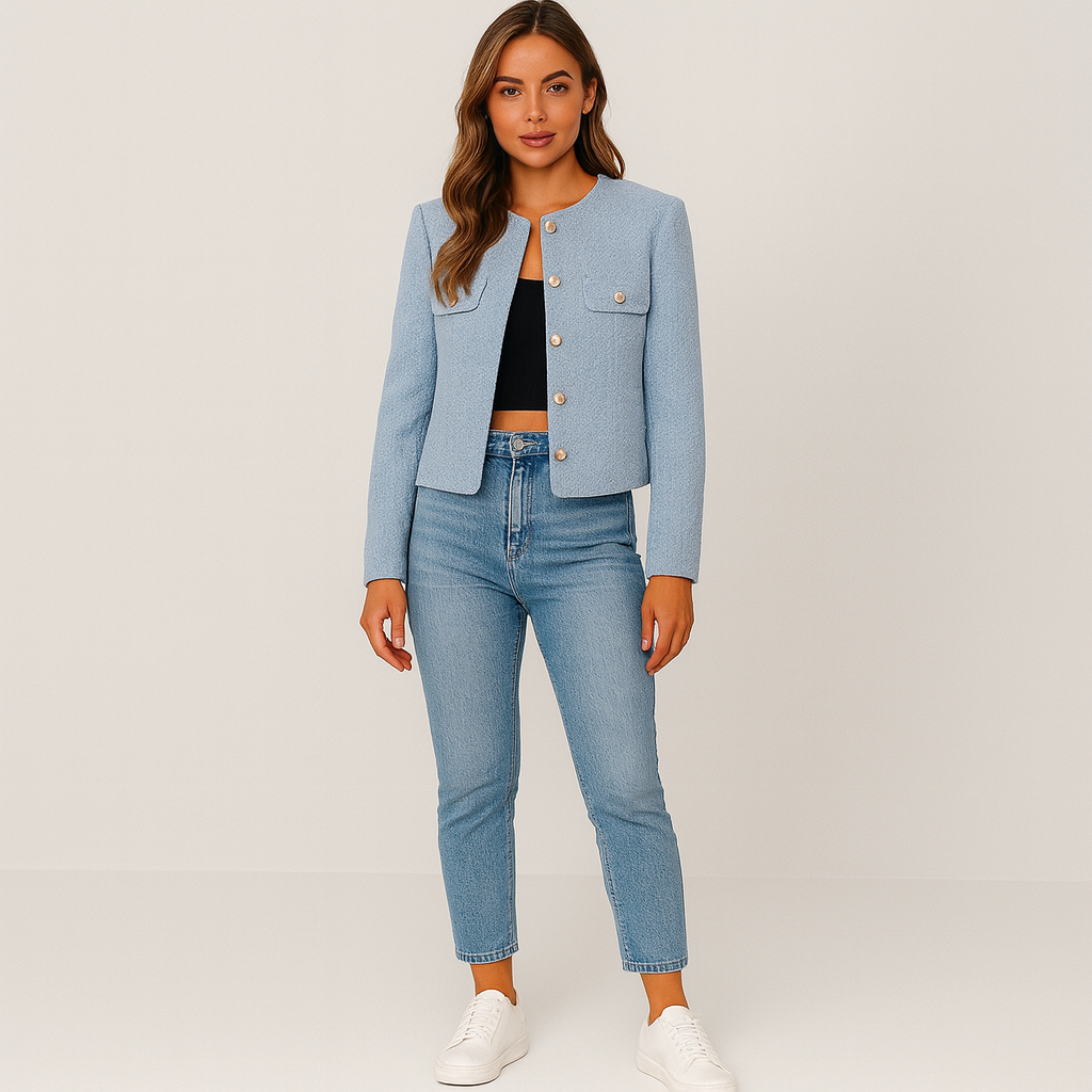 Monica | Blazer en tweed élégant