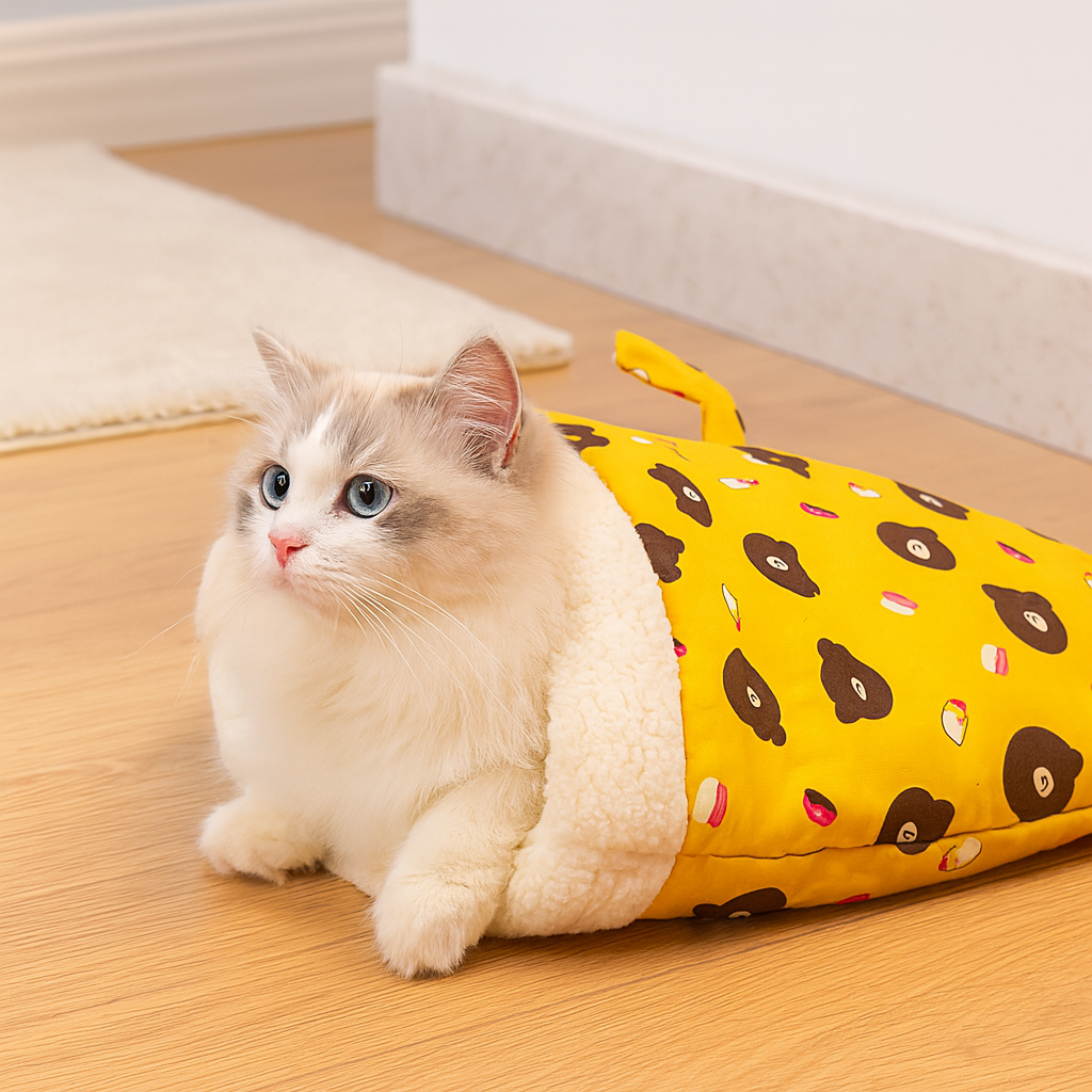 MoonLounge | Nid douillet en peluche pour chats