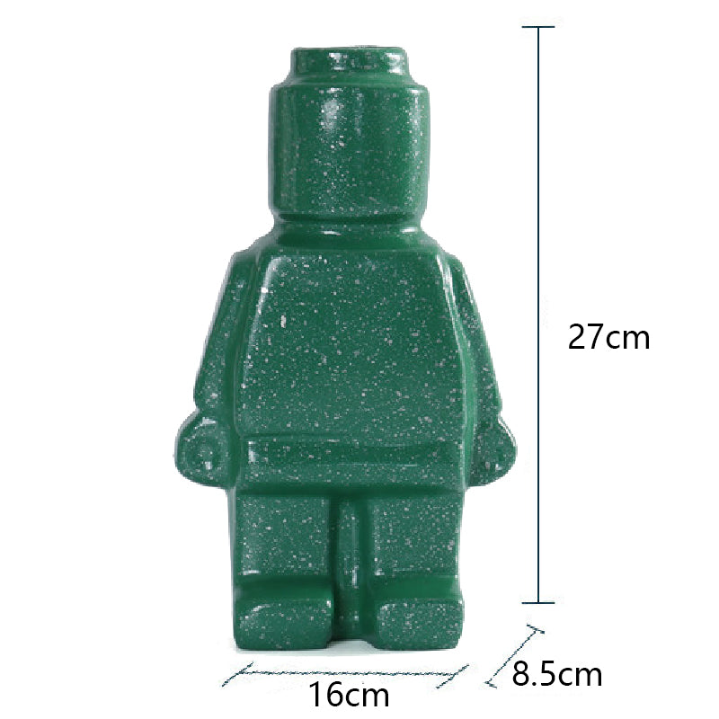 RoboBloom Pots de Fleurs Robot Modernes – Décoration Unique pour Votre Maison